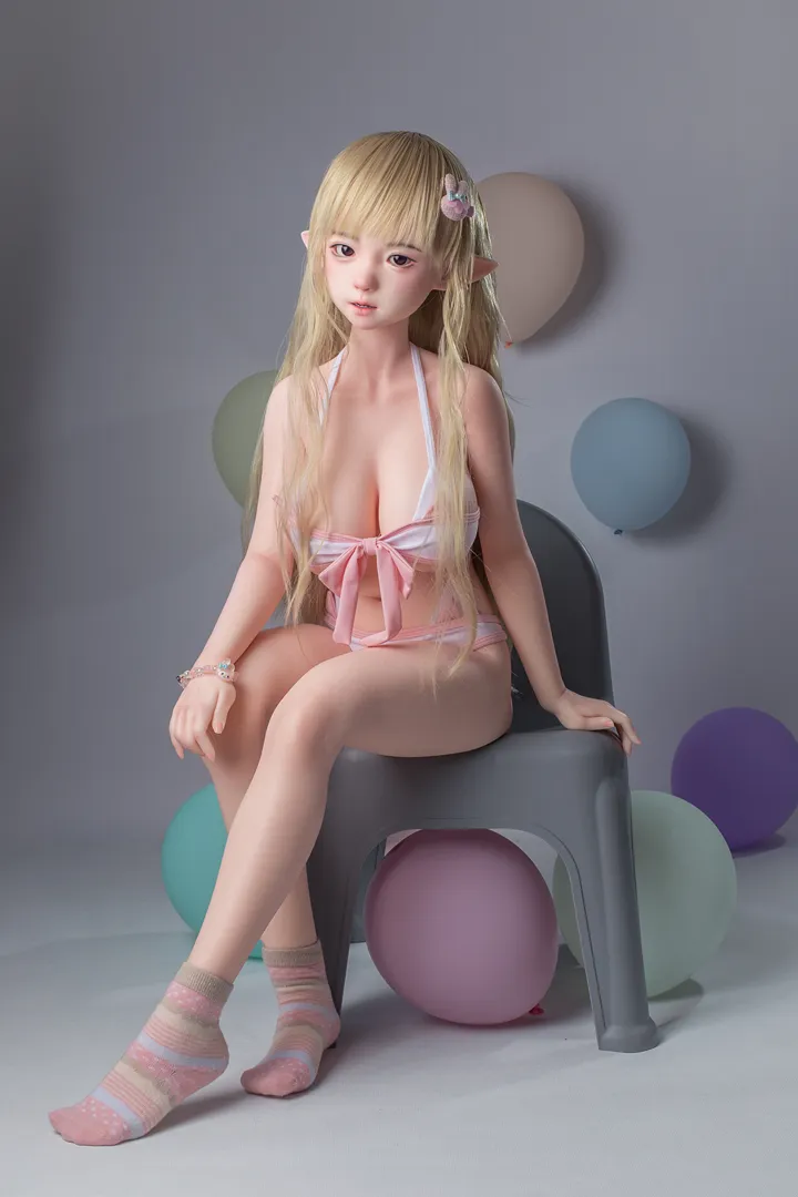 110cm (3ft7) Petite Elf Silicone Sex Doll Loxi, ROS Head #113B